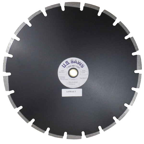 U.S.Saws 18" Asphalt Diamond Blade DAS18142 Zoro